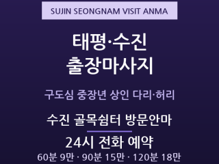 성남 출장마사지 - 수정구 태평 수진 구도… 출장마사지