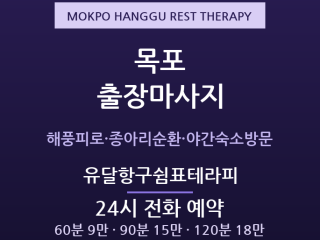 목포 출장마사지 - 하당·평화광장 항구밤바… 출장마사지
