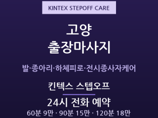 일산 출장마사지 - 킨텍스 대화 발·종아리… 출장마사지